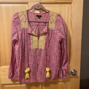 J. Crew pink shirt size medium